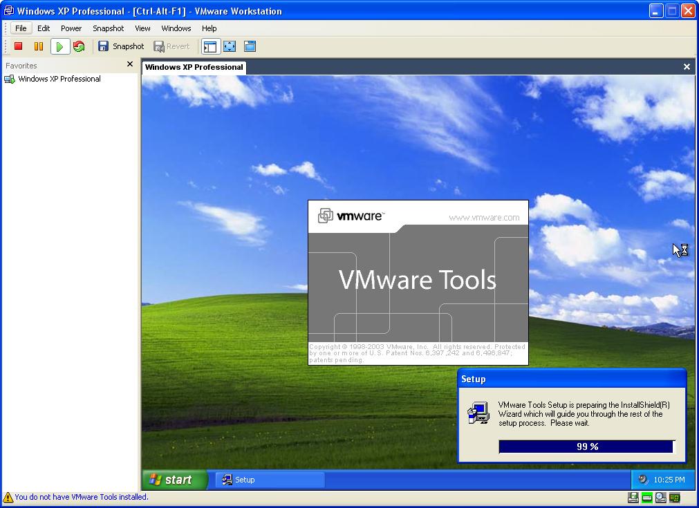 VMware Workstation 4 User s Manual If autorun is not enabled, the dialog box does not appear automatically. If it doesn t appear, run the VMware Tools installer.