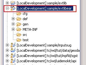 2. The DC is now available in Java EE perspective as shown below: 3.