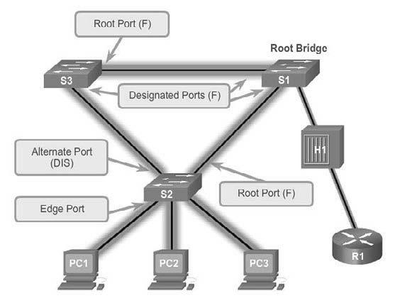 Chapter 2: LAN Redundancy 89 Point-to-Point Link Shared Link Figure 2-30 RSTP Link Types Point-to-Point Link: A port operating in full-duplex mode typically connects a switch to a switch and is a