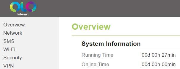 2 Overview 2.1 Viewing the System Information To view the System Information, perform the following steps: 1. Choose Overview; 2.