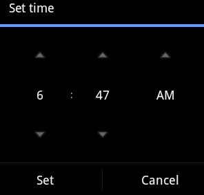 Time Picker trong Android Time Picker trong Android cho phép bạn lựa chọn thời gian của ngày trong chế độ hoặc 24 h hoặc AM/PM. Thời gian bao gồm các định dạng hour, minute, và clock.