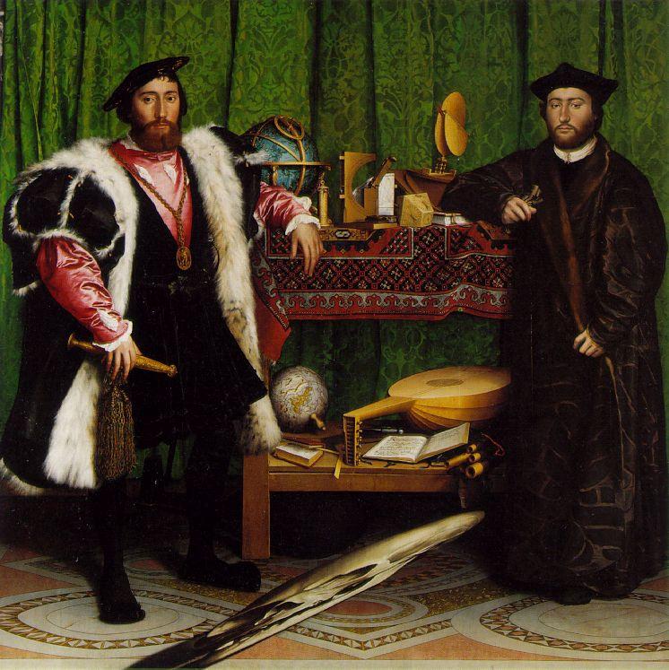 Holbein s Ambassadors Can you see something weird? Finding world coordinates (X,Y,Z).