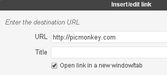 Select Open link in a new window/tab You can also link to existing content