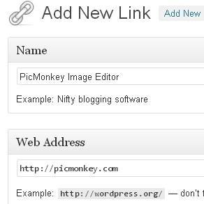 Make sure you start it with http:// Links can be categorized just like Posts.