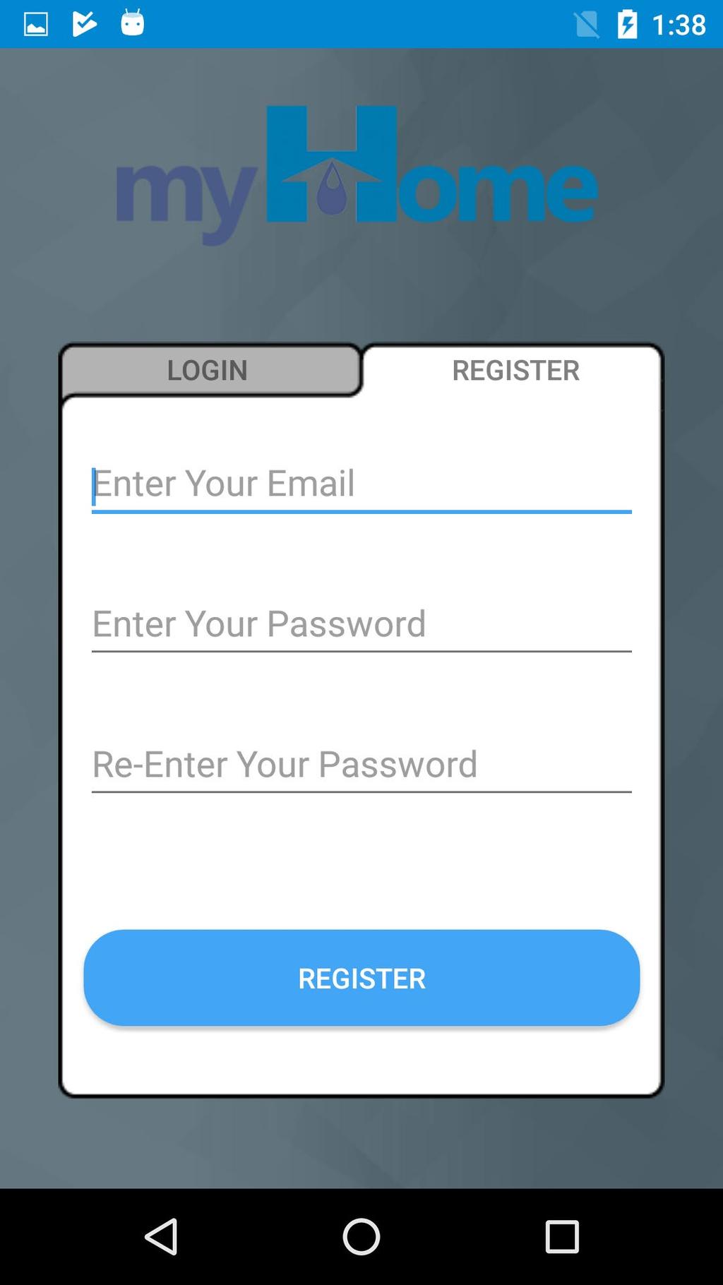 ACCOUNT REGISTER During account Registration, an email will be sent to the