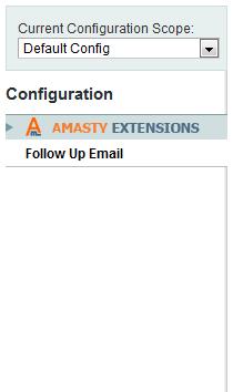 1. Follow Up Email configuration In this tab you can specify the required sender details.