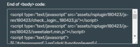 Insert an <html> block where you want the cookie event list like: Open the file in your package in a text editor, codeforlistcookieevents/html-code-for-block.