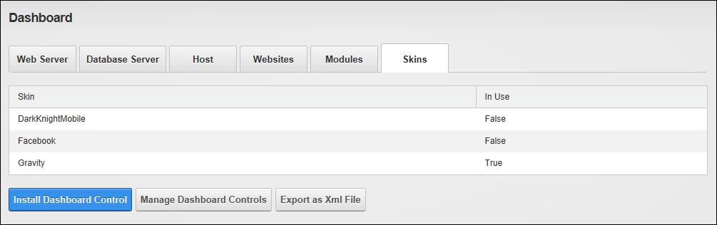 as an XML File How to export a status report for an enabled dashboard control which can then be provided to other