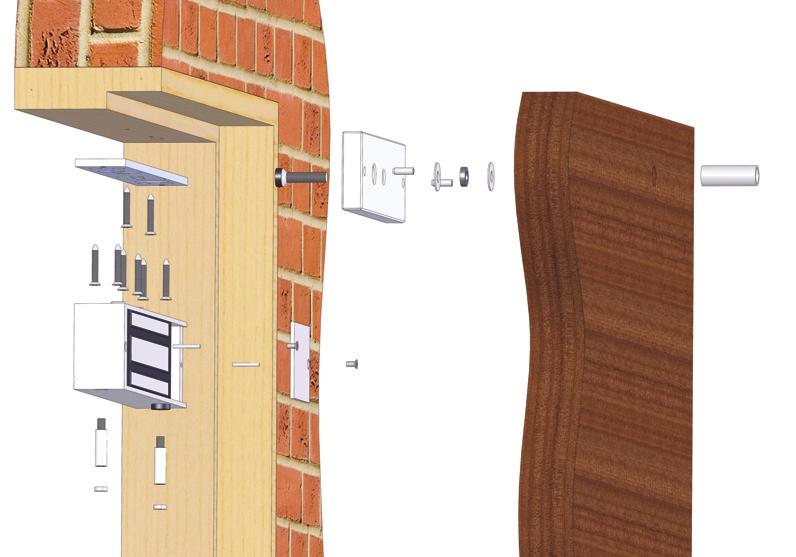 The lock is supplied complete with fixing brackets, armature plates and comprehensive installation instructions for both inward and outward opening doors.