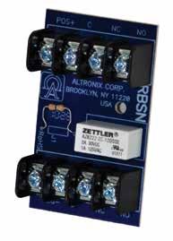 RBSN Relay Module Description EntraPass RBSN relay is designed for continuous duty.
