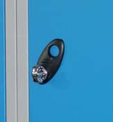 Body - Grey Doors - Blue Hasp & Stable Lock PL080 PL105