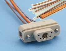Coax-D Subminiature-D, UHV Cable Assemblies 100620 / Female UHV Combination to Cable Ultrahigh Vacuum Cable Assemblies Coax-D to Cable assemblies are constructed with UHV compatible PEEK