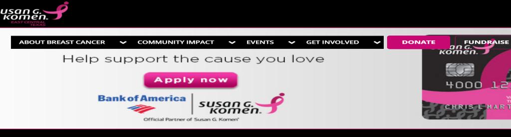 PERSONAL FUNDRAISING CENTER 1.) Go to www.komenectx.org Click the EVENTS tab and find the 2018 Central Texas Race Log in to Fundraise... 2.) Enter your username and password and click log in. 3.