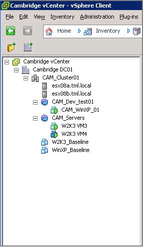 vcenter Server Linked Mode Overview Standard vsphere Client can access inventory across multiple vcenters