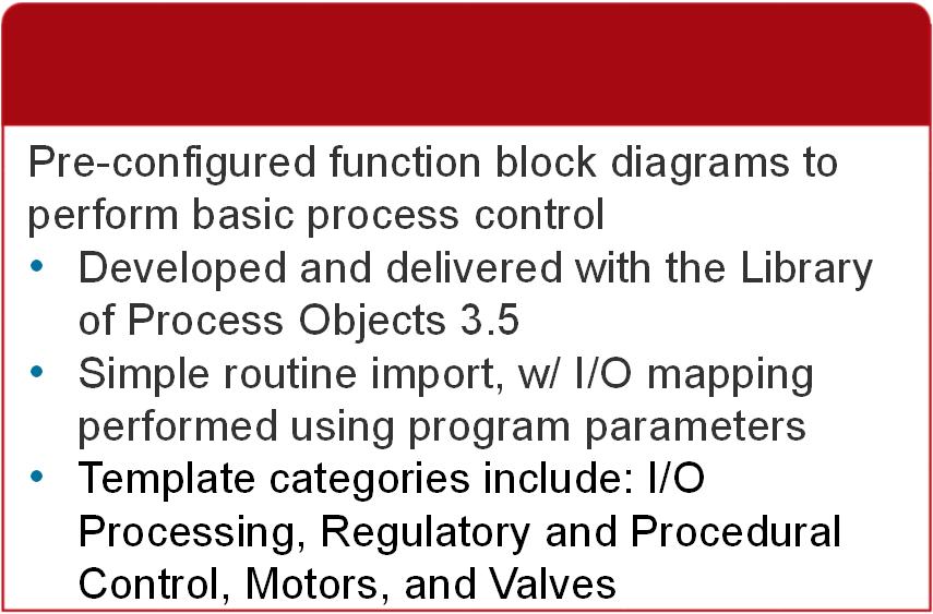 the Library of Process Objects 3.