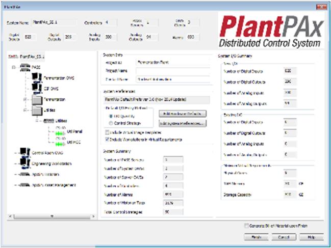 PlantPAx system design process PlantPAx System Estimator Studio 5000 with PlantPAx Libraries and Design Guides PlantPAx System Checklist and Verification Tools Size