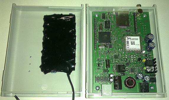 3. Fix the ACU pack into Gateway cabinet. CAUTION for holes for signalling LEDs! DO NOT COVER!