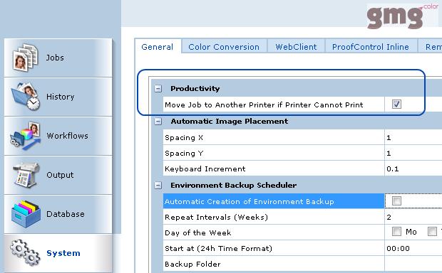 GMG WebClient Quick Start Guide (EN) Fig. 8 Pending jobs are automatically moved to another compatible printer.