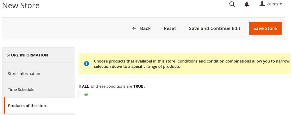 Product of the store: Select products of the store to display on the frontend.