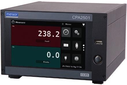 Calibration technology Air data test indicator Model CPA2501 WIKA data sheet CT 29.