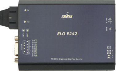 RS 232 to Fibre Optic Modems ELO