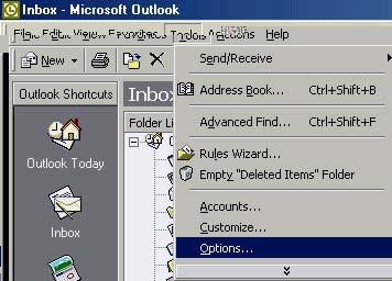 Microsoft Outlook. You should change the setup for Microsoft Outlook (mail format) that will give the enhance function keys optimum compatibility.