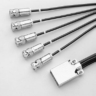 For use with: 6430 Model 7152-TRX-10: Set of five 3m (10 ft) low noise triax cables terminated at one end in a single M-series connector block and at the other end in 3-slot triax connectors.