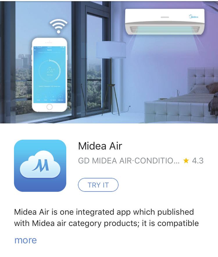 Google Assistant In the Google Assistant app, find the Midea Air skill in the explore search bar and press try it.