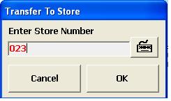 InterStore Transfer This function is used when transferring product from one store location to another.