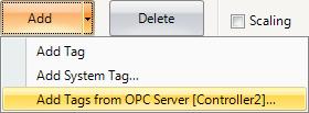 External OPC Server Section 5 Controller OPC Classic Client Settings for the OPC Classic client is made in the Choose Controller dialog.