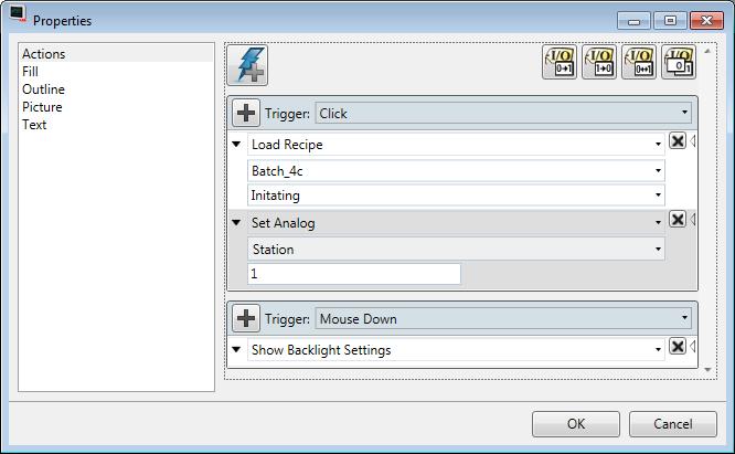 Actions Ribbon Tab Section 8 Ribbon Tabs After configuring multiple actions,