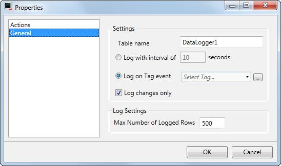 tag Tag to log See section Expressions Clicking the