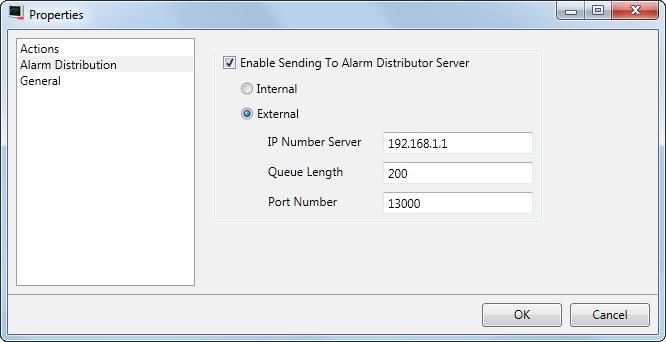 Alarm Server Section 15 Alarm Management Any Active The specified actions will be triggered based on alarm logic: when the alarm server toggles between containing active alarms or not.