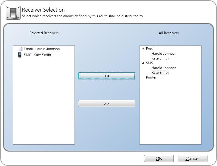 Section 15 Alarm Management Alarm Distributor The Show Selection/Show All button can be used to set up a filter of displayed items. The contents of the address book can be exported as a.