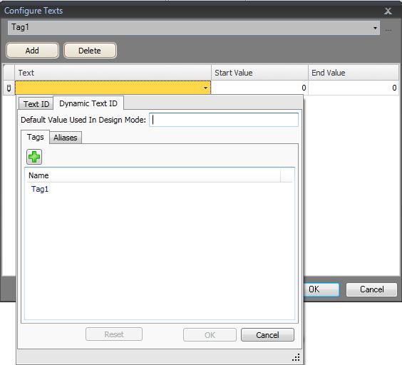 Section 17 Language Management Text ID In addition, it is also possible for the graphical components to set a Default Value Used in Design Mode.