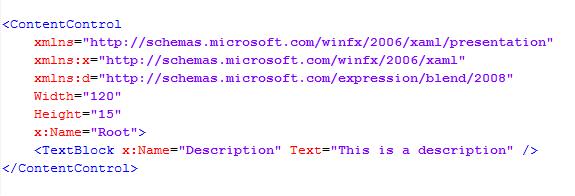 Component Library Section 3 Development Environment Do Not Name Controls in XAML Not supported: Supported: