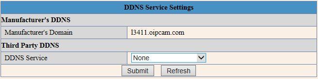 internet to enable camera s DDNS service. After DDNS service enabled, you can login camera with DDNS and camera port remotely via internet by using a web browser.