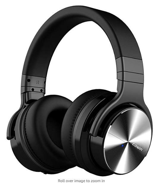 Headphones Cowin E7 Pro COWIN E7 Pro [2018 Upgraded] Active Noise Cancelling Headphone Bluetooth Headphones Microphone Hi-Fi Deep Bass Wireless Headphones Over Ear 30H