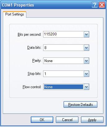 4. Terminal Setup To configure the system, connect a serial cable to a COM port on a PC or notebook computer and to RJ45 type serial (console) port of the Industrial Managed Switch.