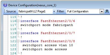 3 Nexus Fabric Path Support NetBrain can now accurately parse fabricpath interfaces from configuration