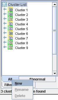 Chapter 2 Functions of Integrated WebManager Custom Tab Function Integrated WebManager can create custom tabs that can execute grouping clusters.