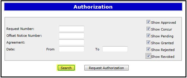 Select Authorizations 2.