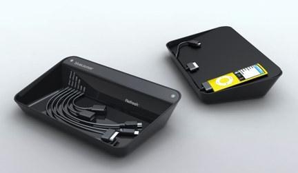 The Sanctuary A universal multi-device charger compatible with over 1500 devices from more than 50 brands.