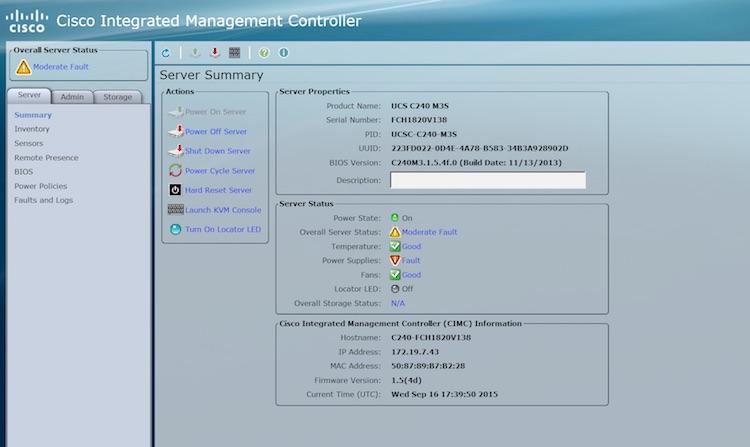 Uploading the Cisco CMX/MSE ISO Image to the Cisco MSE 3365 Uploading the Cisco CMX/MSE ISO Image to the Cisco MSE 3365 Using Older CIMC Versions Figure 38: Cisco Integrated Management Controller