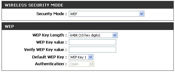 Section 4 - Security Configure WEP in Bridge Mode It is recommended to enable encryption on your wireless access point before your wireless network adapters.