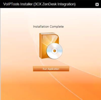 Step: 7 Run the Application 1. When the installation is complete, click Run Application button.
