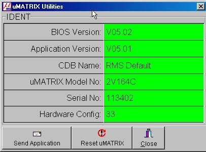 3.2 Determining Application Software (UMX Code) Determining which software UMX is loaded onto a µmatrix relay may be done in three ways: 3.2.1 New relays received from the factory have a label located on the side of the draw out module.