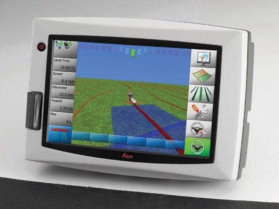 ork any field the way you want with Leica s wide W range of guidance patterns. educe input costs with more accurate area R calculations and precise automatic section control features.