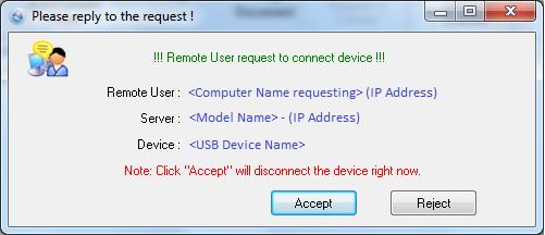 If another computer is currently connected to the USB device you are trying to connect your computer to, you will not be able to connect to it.