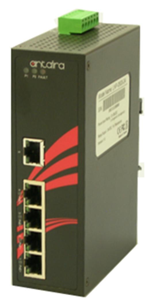 LNP-0500-24 series 5-port Industrial PoE+ Unmanaged Ethernet